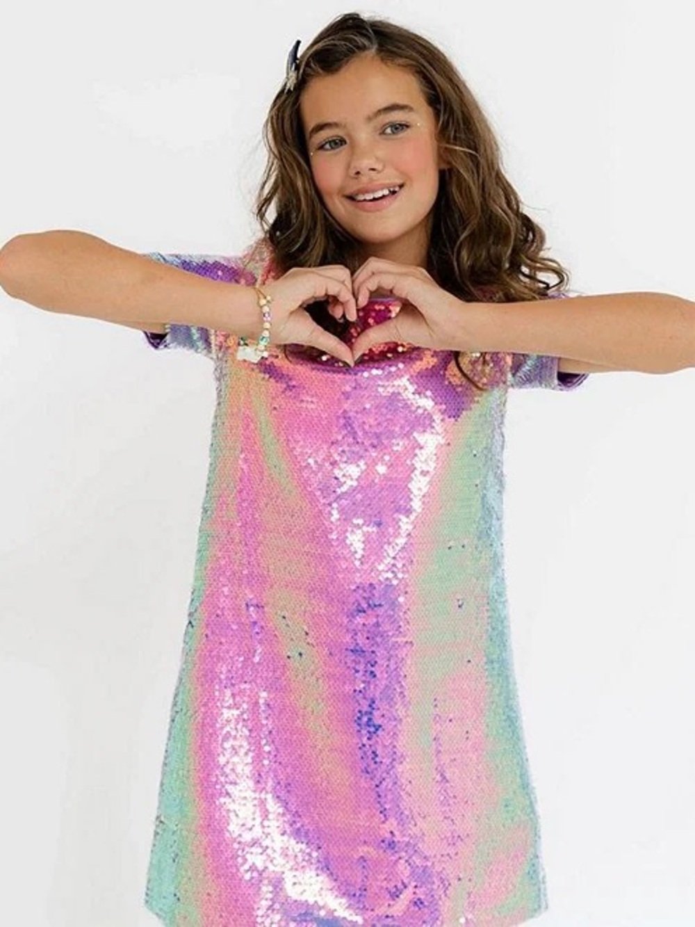 Lola and the Boys Ombré Sequin Dress Size 7